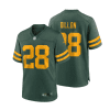 a j dillon 28 green bay packers 50s classic men game jersey green gold