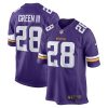 a j green iii 28 minnesota vikings team game men jersey purple