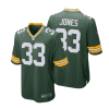 aaron jones 33 green bay packers men home game jersey green