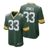 aaron jones 33 green bay packers youth home game jersey green