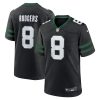 aaron rodgers 8 new york jets alternate game men jersey legacy black