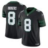 aaron rodgers 8 new york jets alternate vapor f u s e limited jersey men legacy black