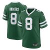 aaron rodgers 8 new york jets game jersey men legacy green