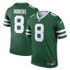 aaron rodgers 8 new york jets legend jersey men legacy green