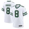 aaron rodgers 8 new york jets youth game jersey legacy white