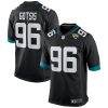 adam gotsis 96 jacksonville jaguars mens game jersey black