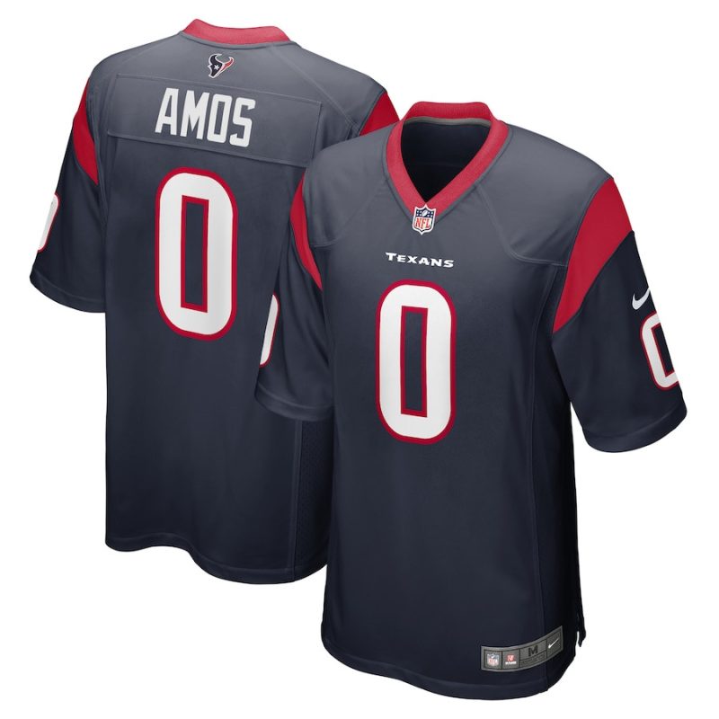 adrian amos 0 houston texans game men jersey navy