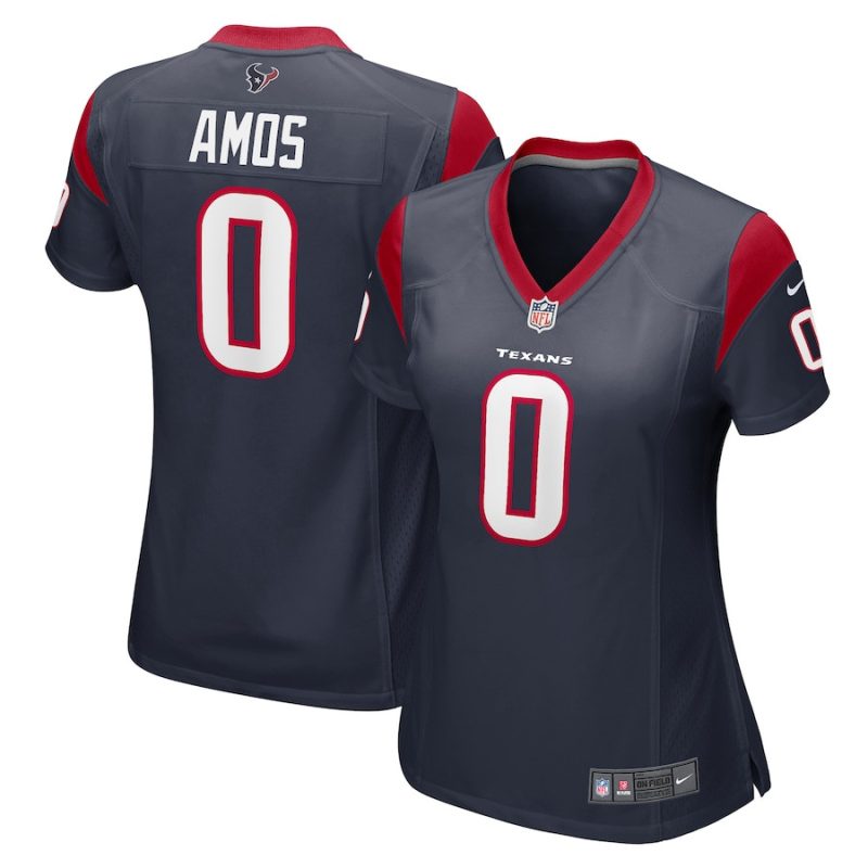 adrian amos 0 houston texans women game jersey navy