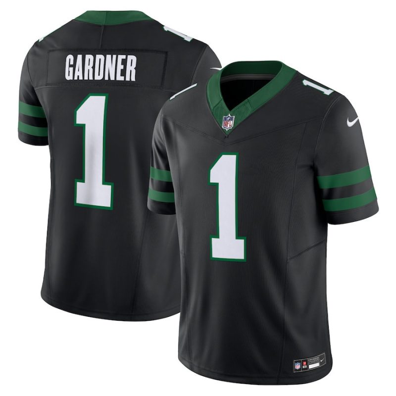 ahmad sauce gardner 1 new york jets alternate vapor f u s e limited jersey men legacy black