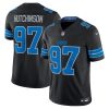 aidan hutchinson 97 detroit lions 2nd alternate vapor f u s e limited jersey black