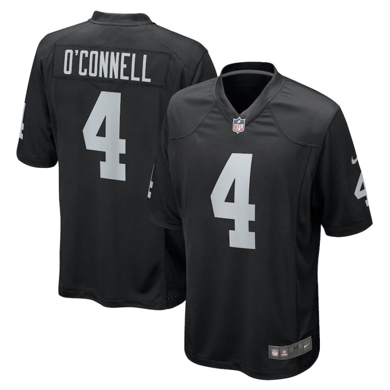 aidan oconnell 4 las vegas raiders men game jersey black