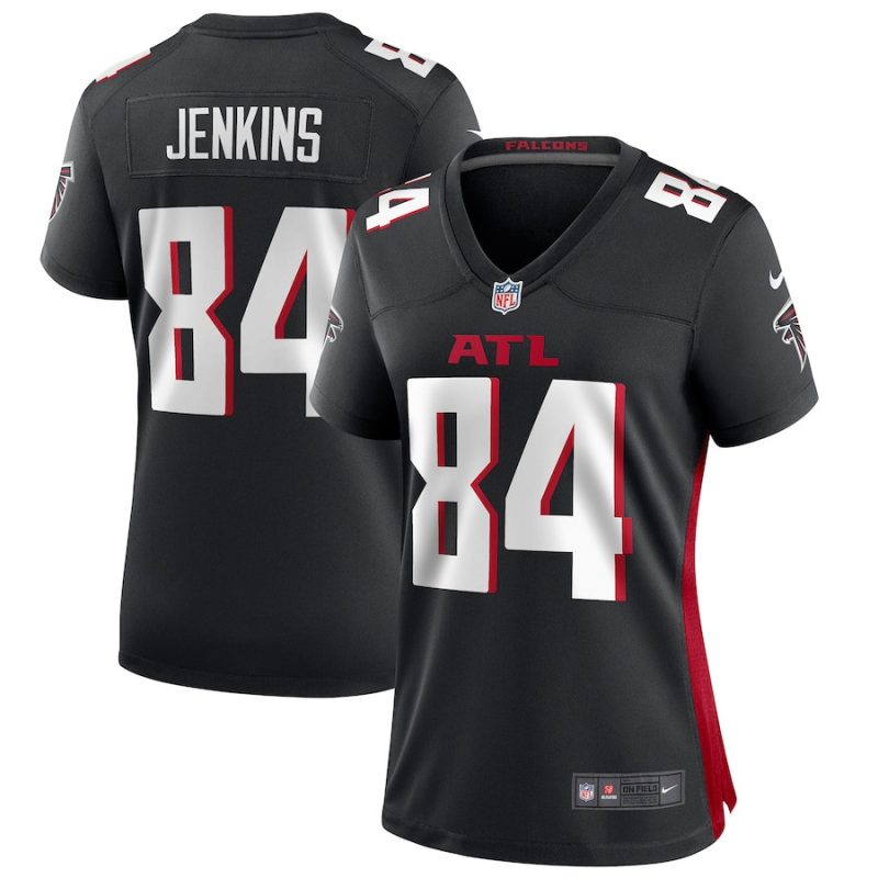 alfred jenkins 84 atlanta falcons womens game jersey black