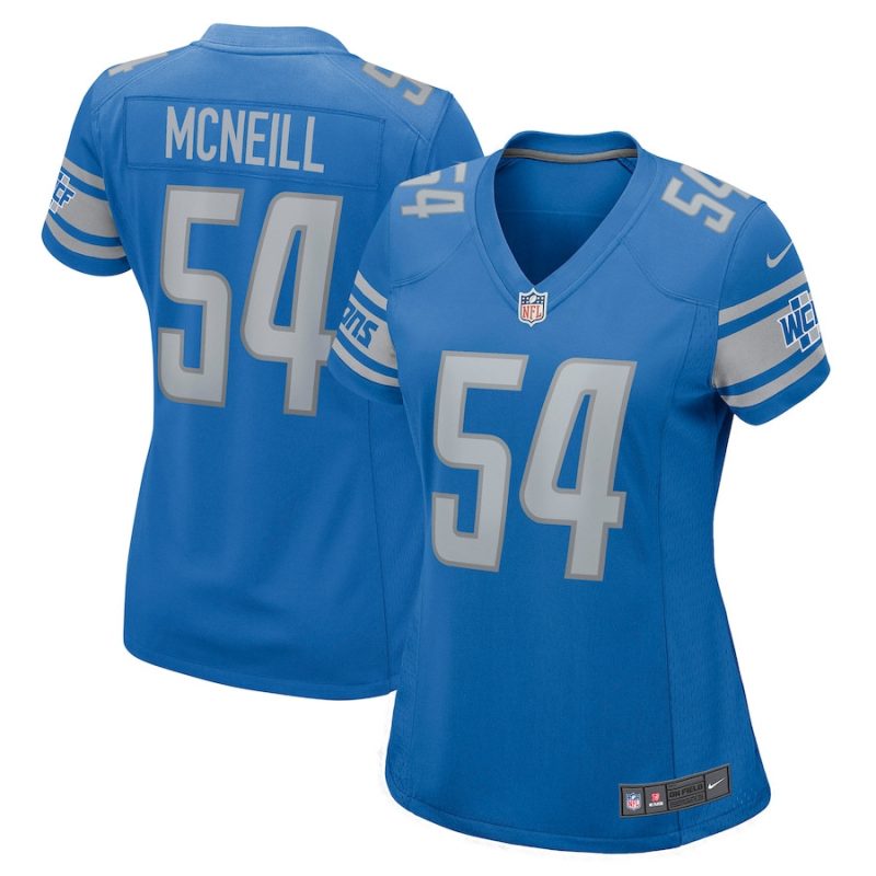 alim mcneill 54 detroit lions women game jersey blue