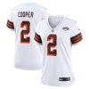 amari cooper 2 cleveland browns womens alternate game jersey white