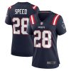 ameer speed 28 new england patriots women team game jersey navy