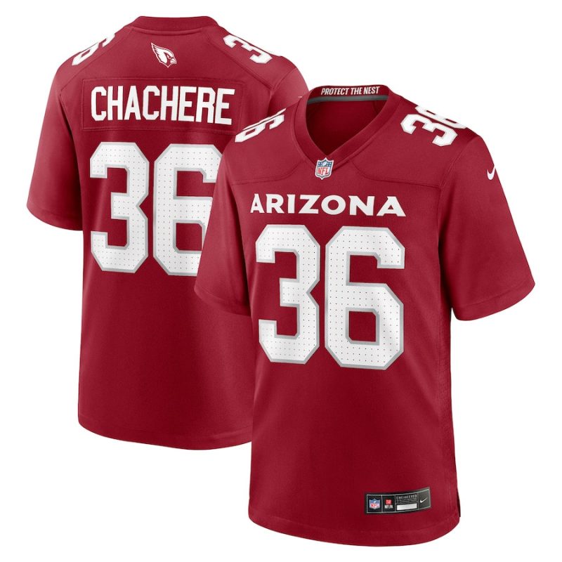 andre chachere 36 arizona cardinals men team game jersey cardinal