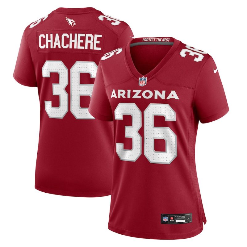 andre chachere 36 arizona cardinals women team game jersey cardinal