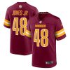 andre jones jr 48 washington commanders men game jersey burgundy