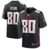 andre rison 80 atlanta falcons men game retired jersey black