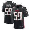 andre smith 59 atlanta falcons men game jersey black