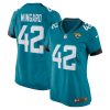 andrew wingard 42 jacksonville jaguars womens game jersey teal