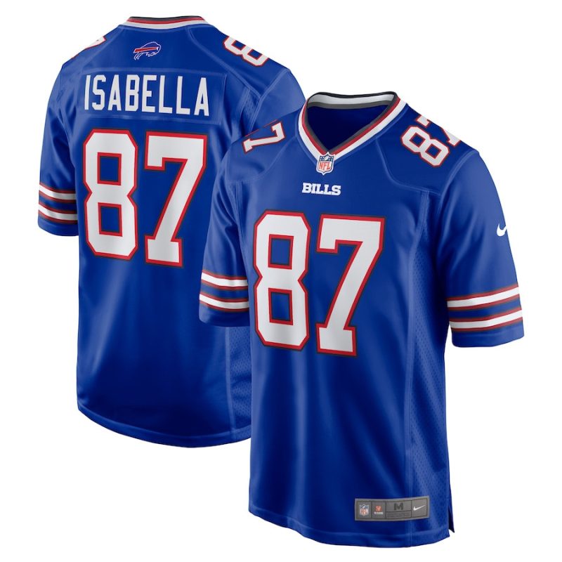 andy isabella 87 buffalo bills men team game jersey royal