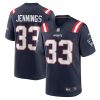 anfernee jennings 33 new england patriots team game jersey navy