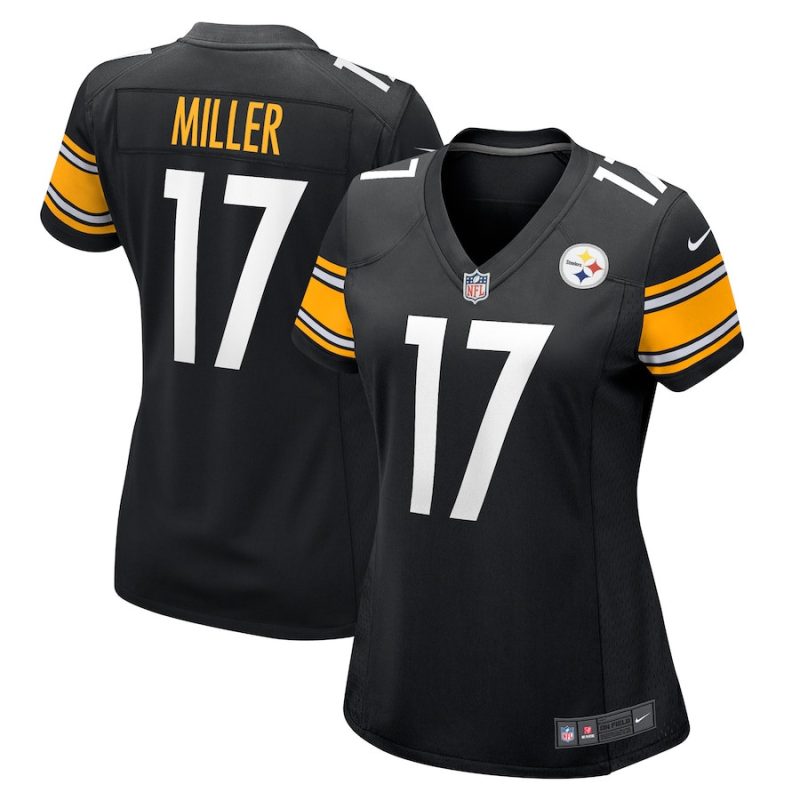 anthony miller 17 pittsburgh steelers womens game jersey black