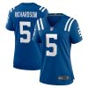 anthony richardson 5 indianapolis colts women game jersey royal