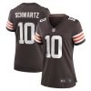 anthony schwartz 10 cleveland browns womens game player jersey brown