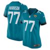 anton harrison 77 jacksonville jaguars womens team game jersey teal