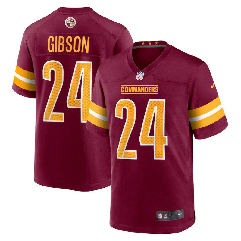 antonio gibson 24 washington commanders game youth jersey burgundy