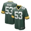 arron mosby 53 green bay packers men team game jersey green