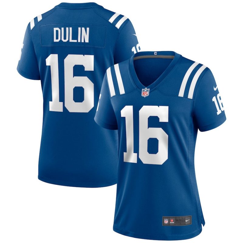 ashton dulin 16 indianapolis colts women game jersey royal