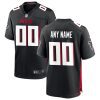 atlanta falcons men custom game jersey black