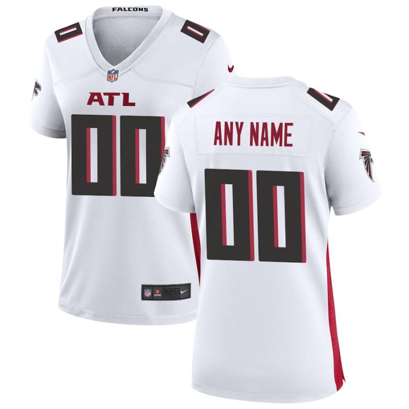 atlanta falcons womens custom game jersey white