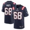 atonio mafi 68 new england patriots men team game jersey navy