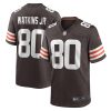 austin watkins jr 80 cleveland browns men team game jersey brown