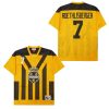 ben roethlisberger 7 pittsburgh steelers retro throwback legacy men jersey black yellow