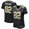 bob pollard 82 new orleans saints womens game jersey black