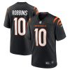 brad robbins 10 cincinnati bengals mens team game jersey black