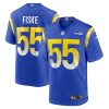 braden fiske 55 los angeles rams team game men jersey royal