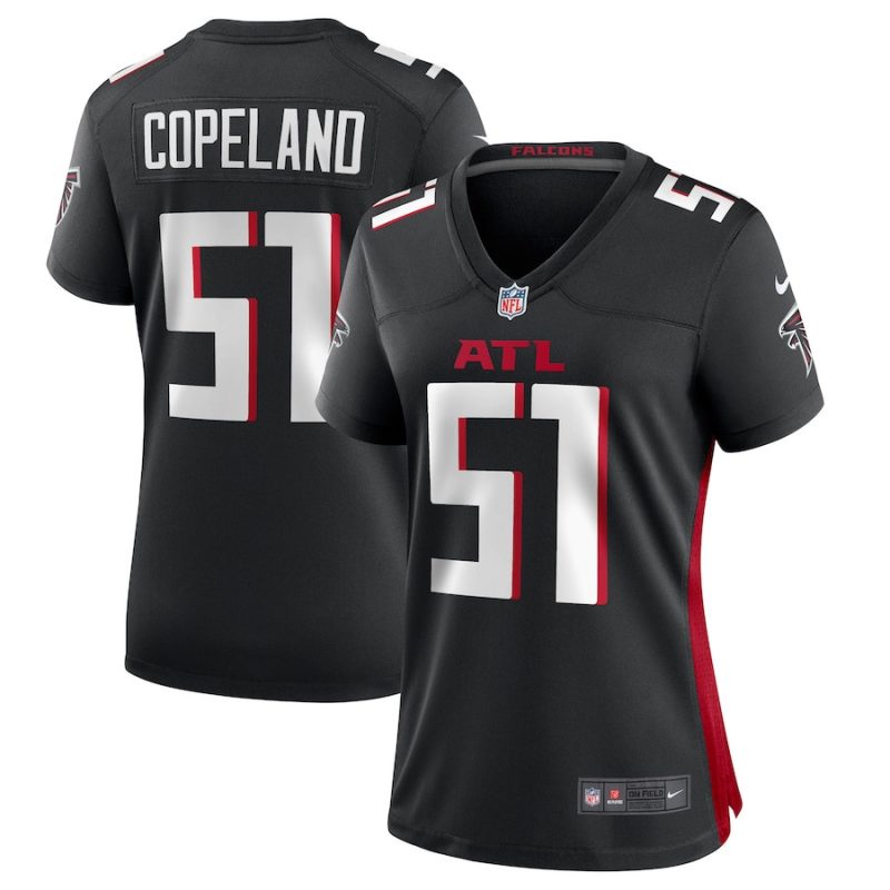 brandon copeland 51 atlanta falcons womens game jersey black