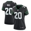 breece hall 20 new york jets alternate game jersey women black