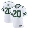 breece hall 20 new york jets game men jersey legacy white