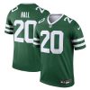 breece hall 20 new york jets legend jersey men legacy green