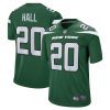 breece hall 20 new york jets men game jersey green