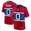 brian burns 0 new york giants alternate player game youth jersey century red