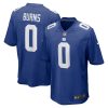 brian burns 0 new york giants game men jersey royal