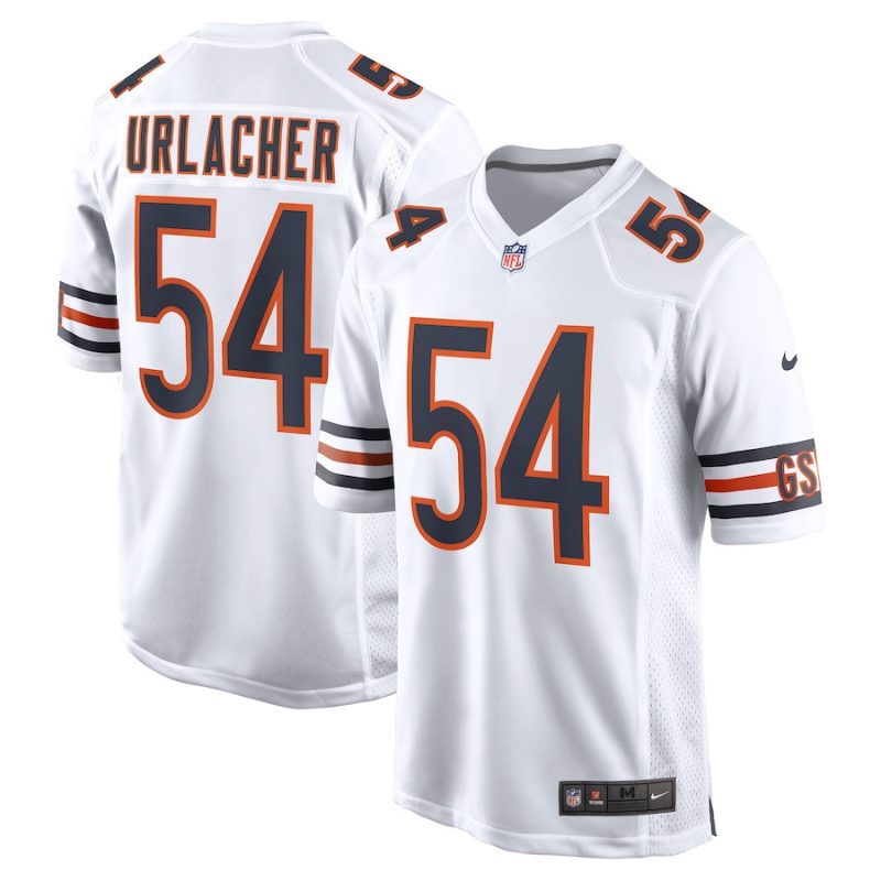 brian urlacher 54 chicago bears men retired game jersey white